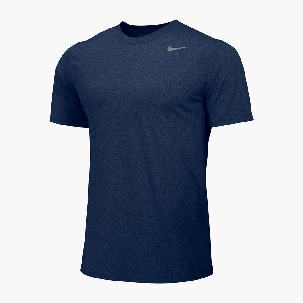Nike Men's Team Legend Short Sleeve Crew (Standard Fit) Navy  Color Front  View