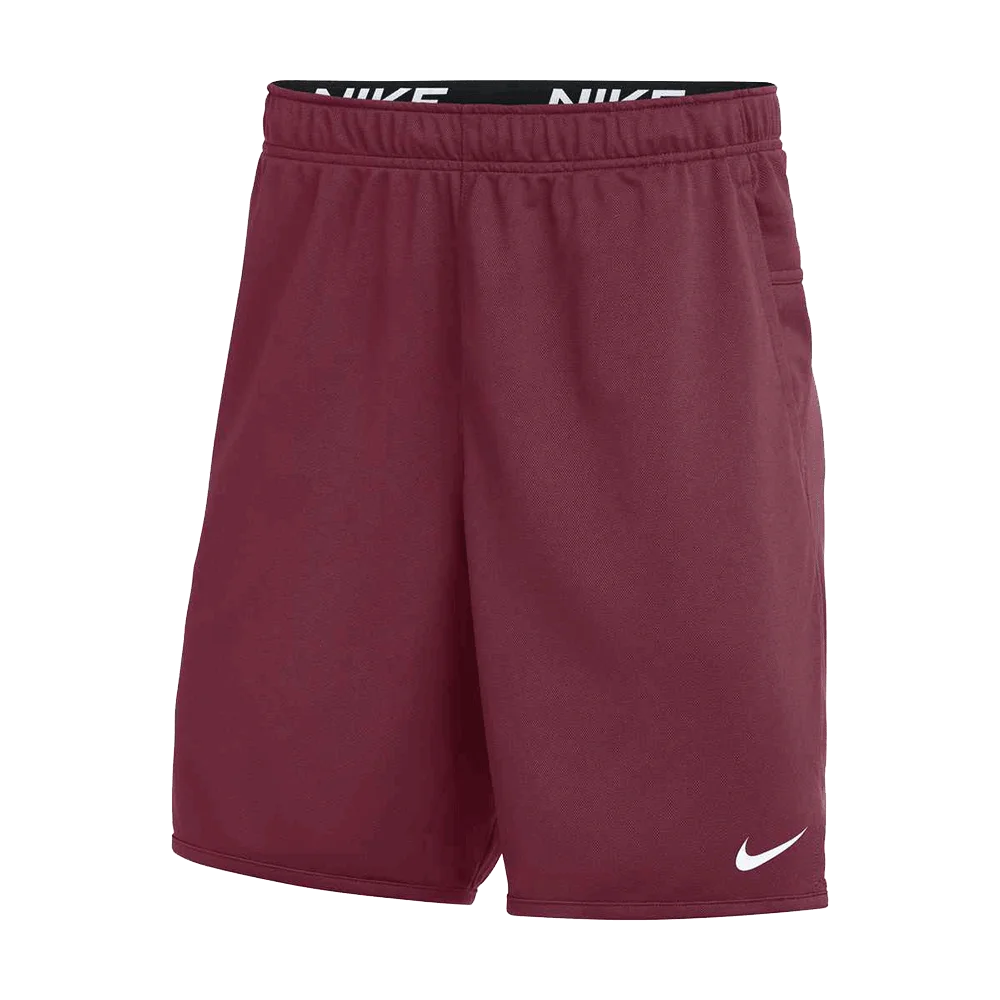 Nike Men's Team Totality Knit 7" Short Unlined Maroon Color.