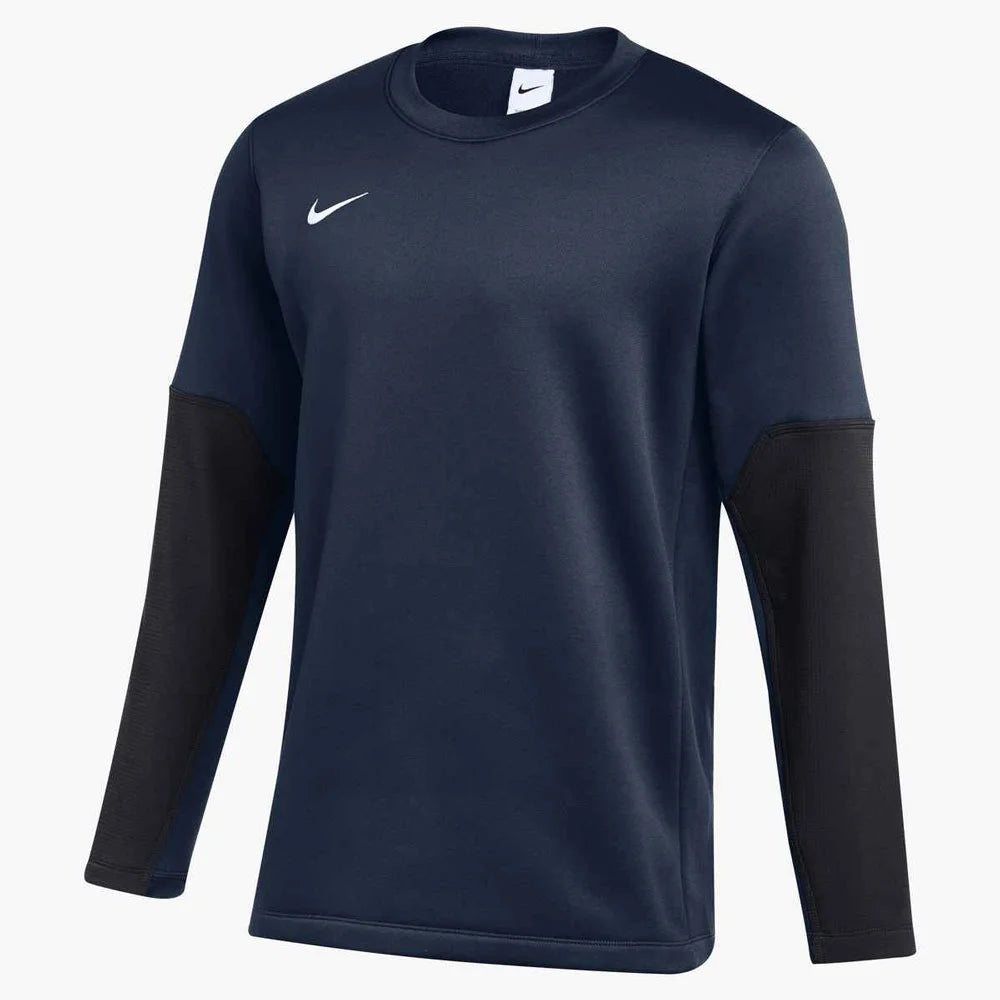 Nike Men's Therma-FIT Mid-Weight Long-Sleeve Crew Navy Color
