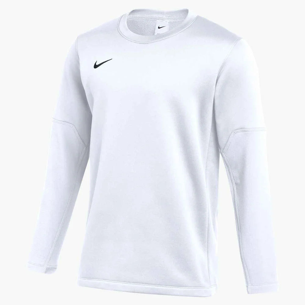 Nike Men's Therma-FIT Mid-Weight Long-Sleeve Crew White Color