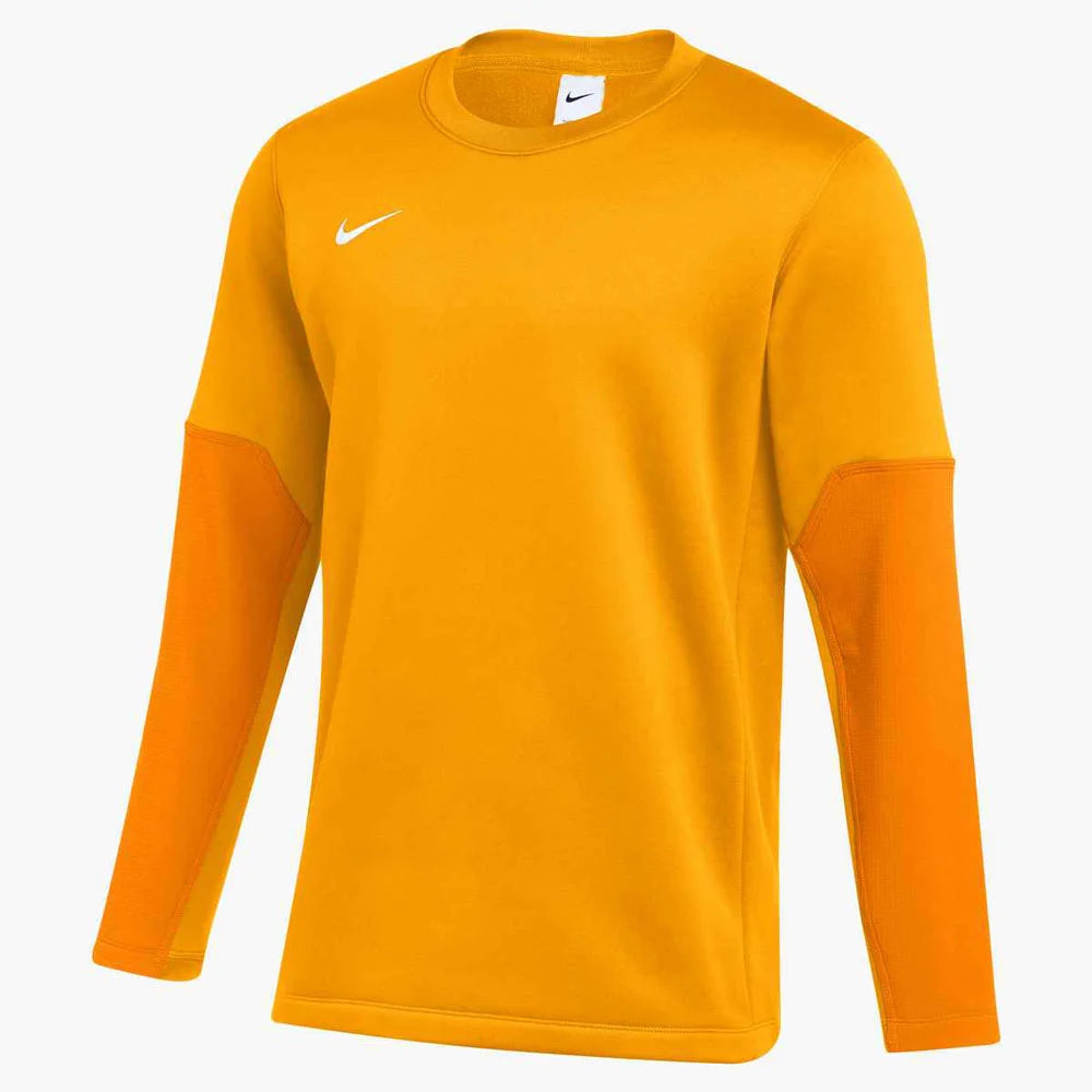 Nike Men's Therma-FIT Mid-Weight Long-Sleeve Crew Yellow Color