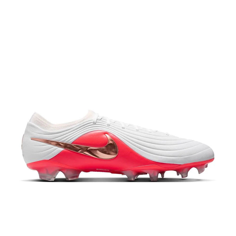 Nike Men's Tiempo Maestro Elite Firm Ground Low Top Soccer Cleats White Color