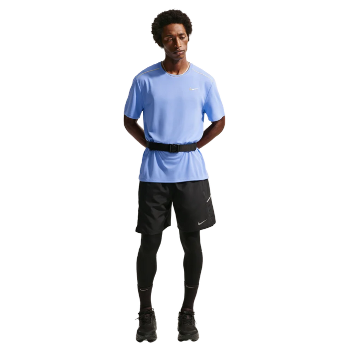 Nike Miler Men's Dri-FIT Short-Sleeve Running Top Blue Color