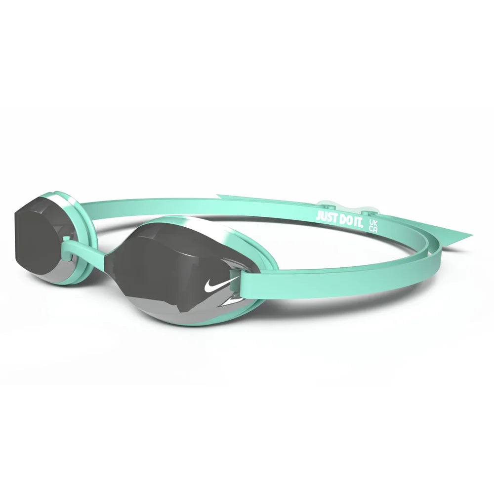 Nike Swim Big Kids Legacy Mirrored Goggles blue color