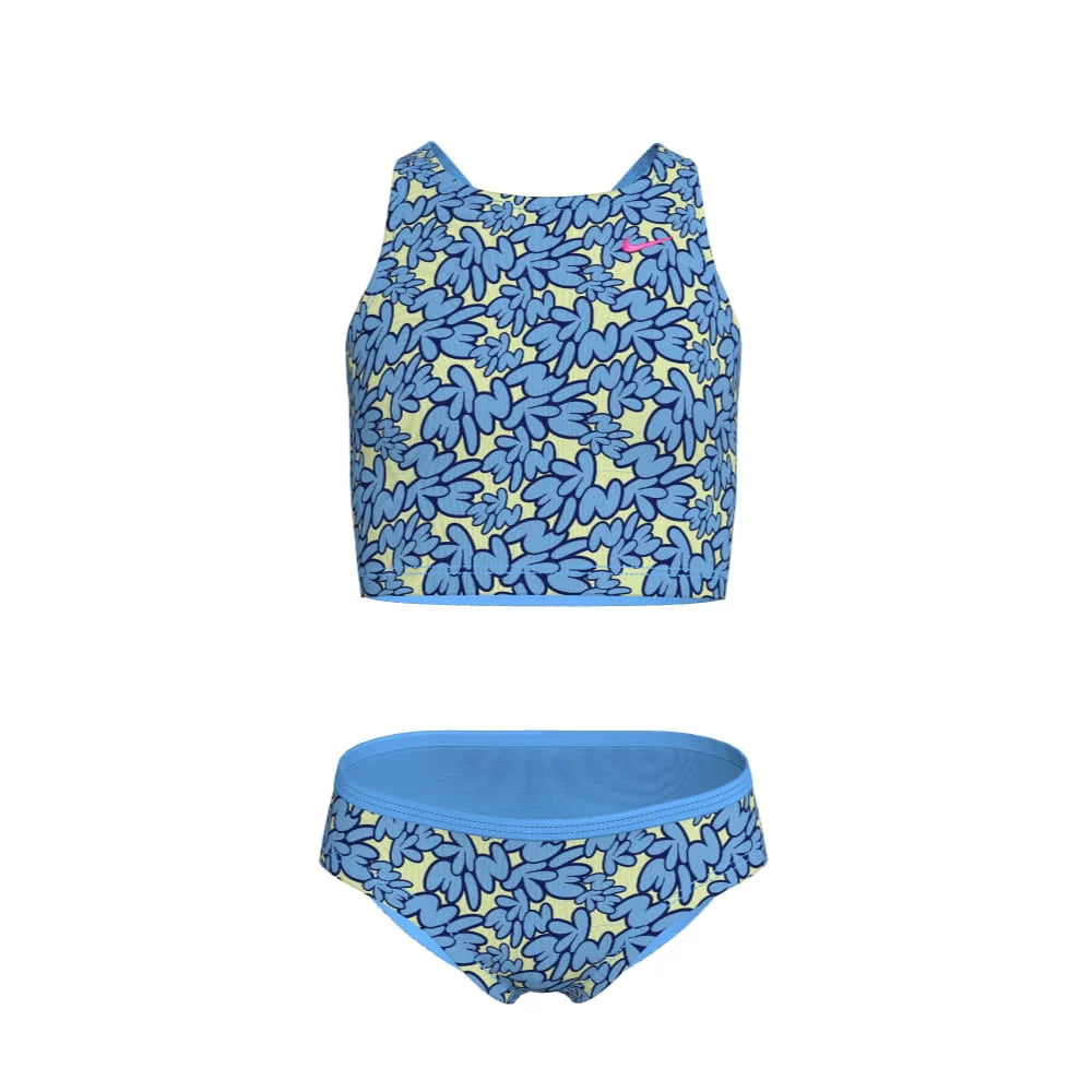 Nike Swim Girl's Bubble Script Spiderback Midkini Set