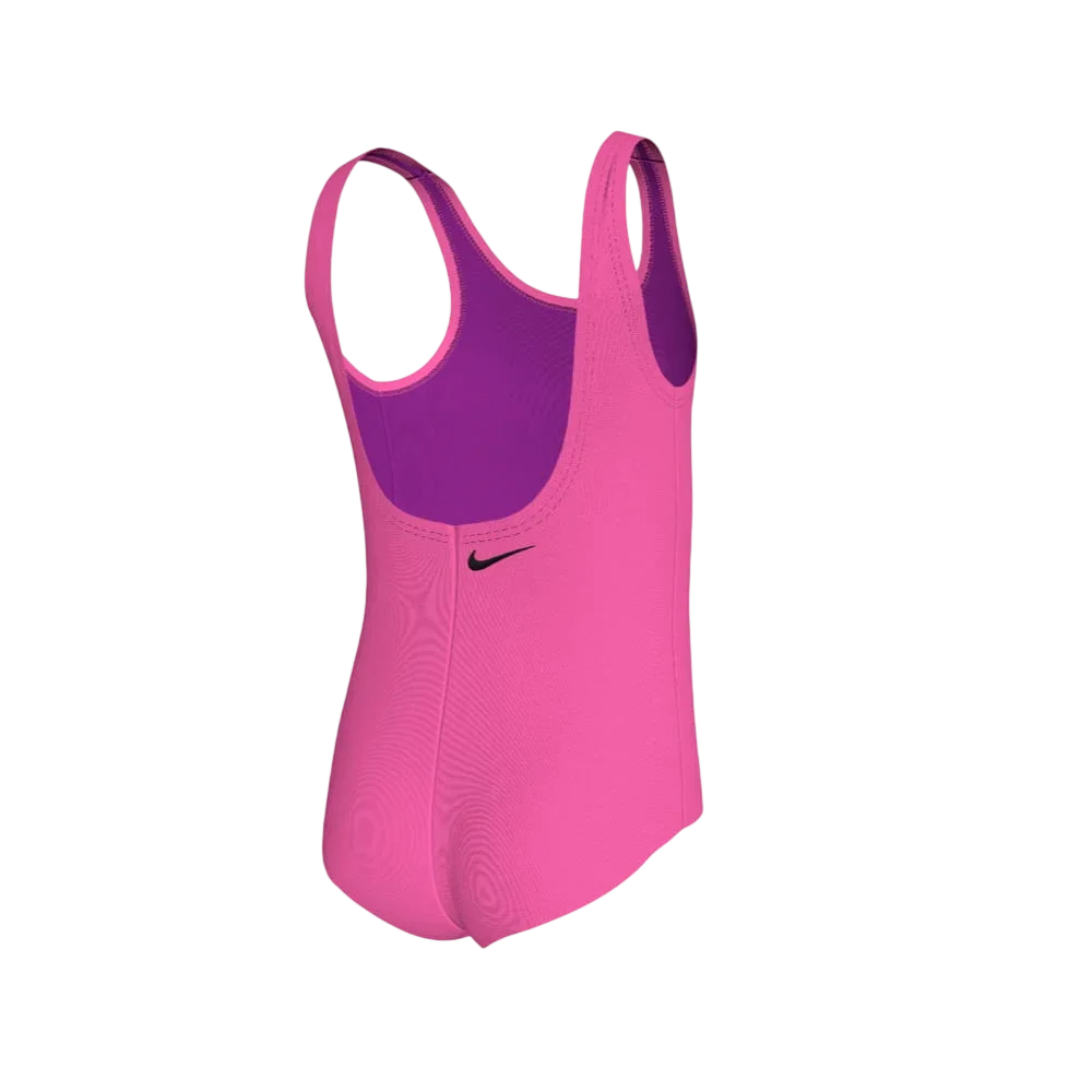 Nike Swim Girl's Bubble Script U-Back One Piece