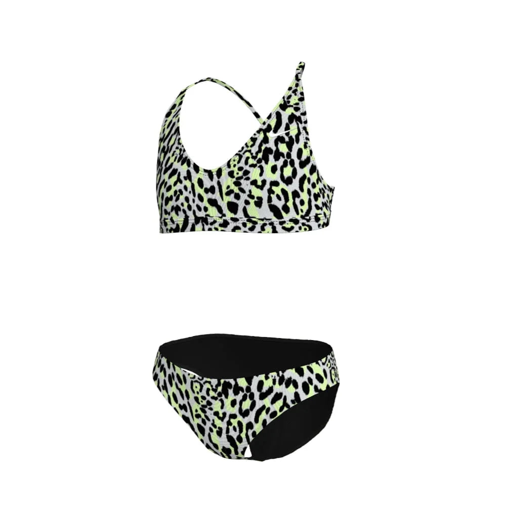 Nike Swim Girl's Wild Lace Up Bikini Set Black