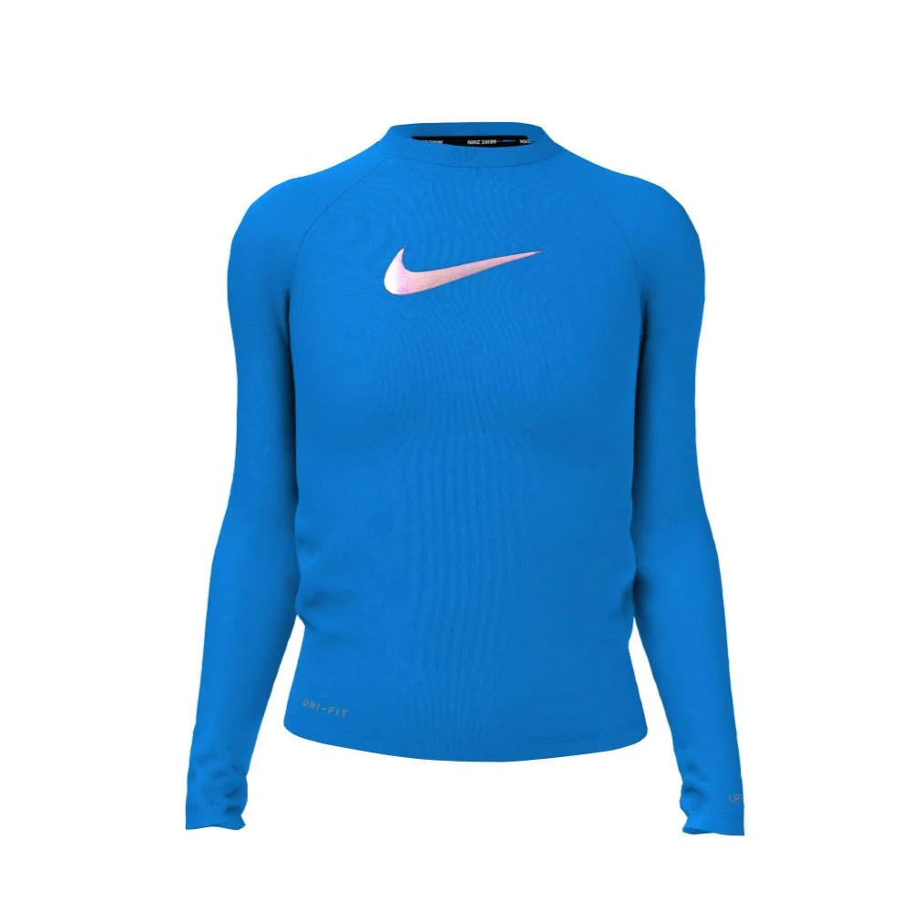 Nike Swim Girls Swoosh Long Sleeve Hydroguard