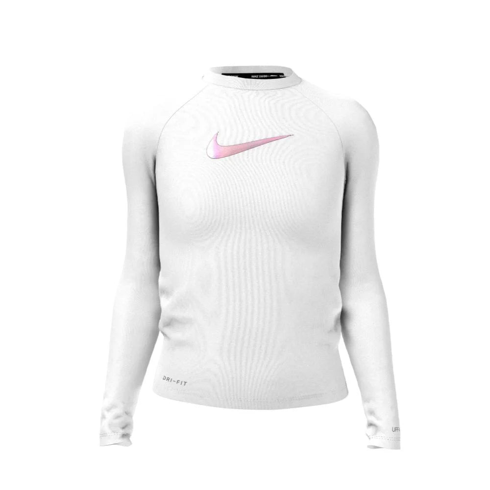 Nike Swim Girls Swoosh Long Sleeve Hydroguard