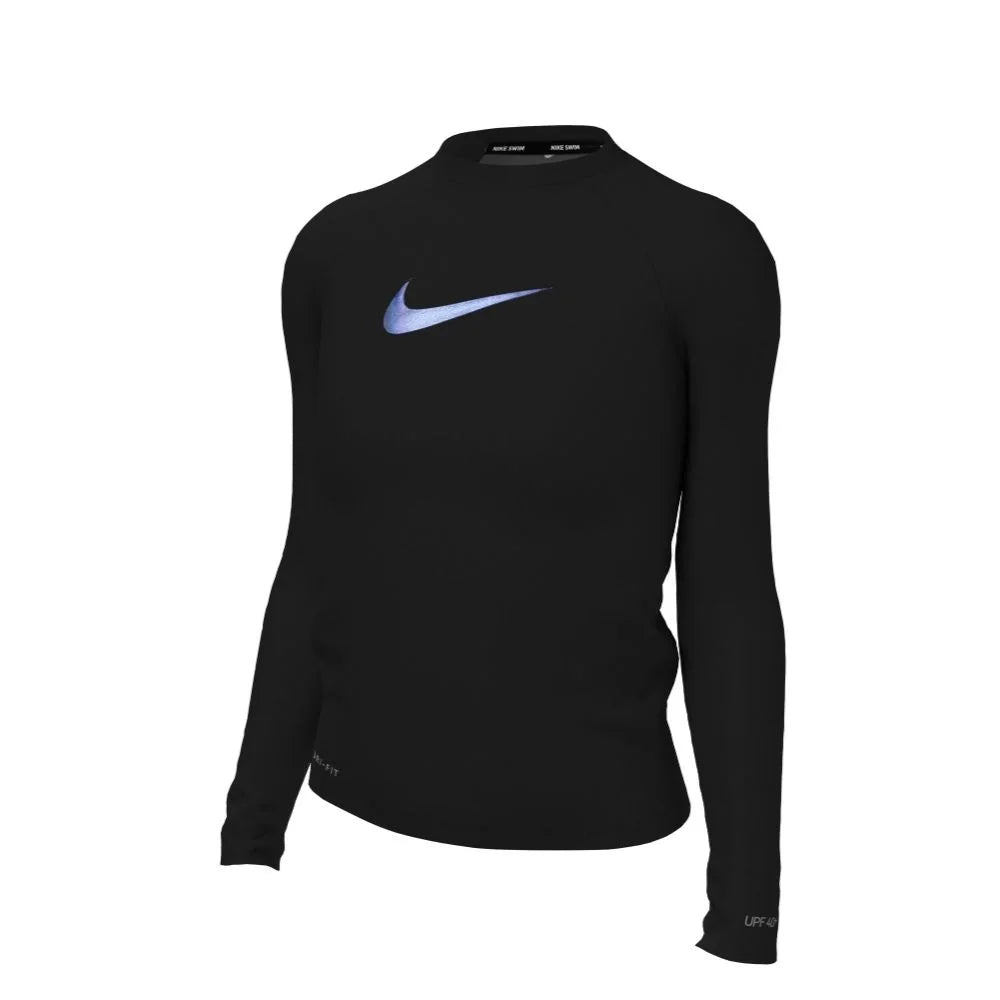 Nike Swim Girls Swoosh Long Sleeve Hydroguard