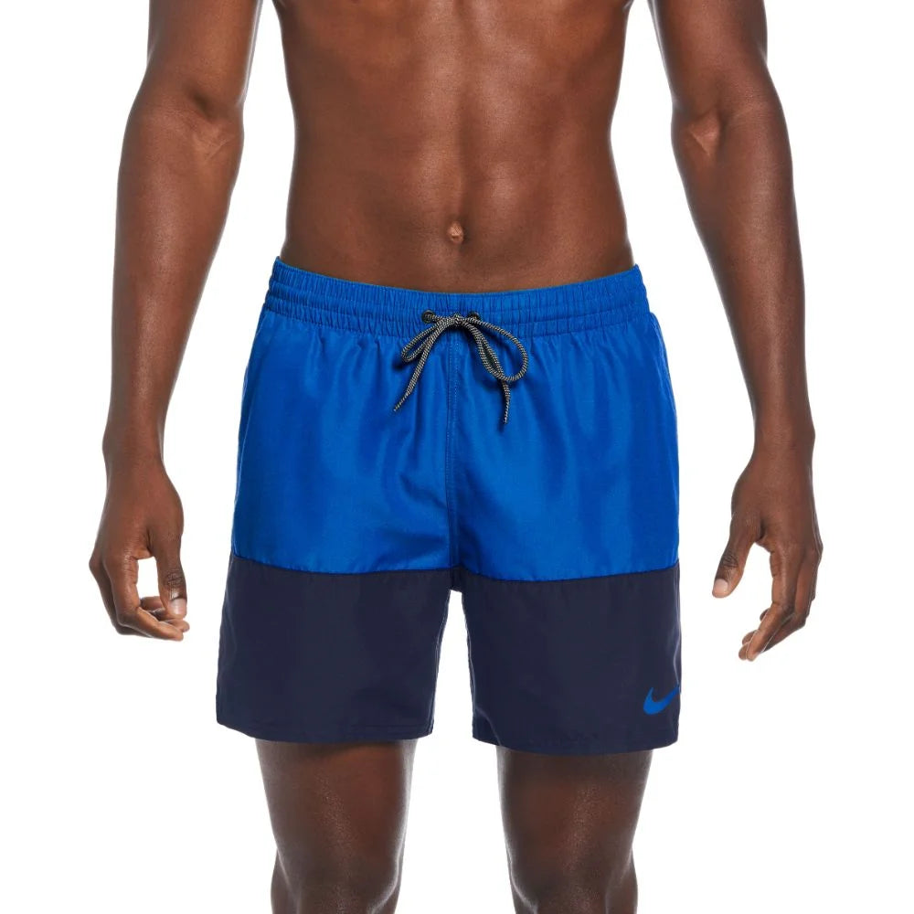 Nike Swim Men's 5 Brief-lined Volley Short blue color