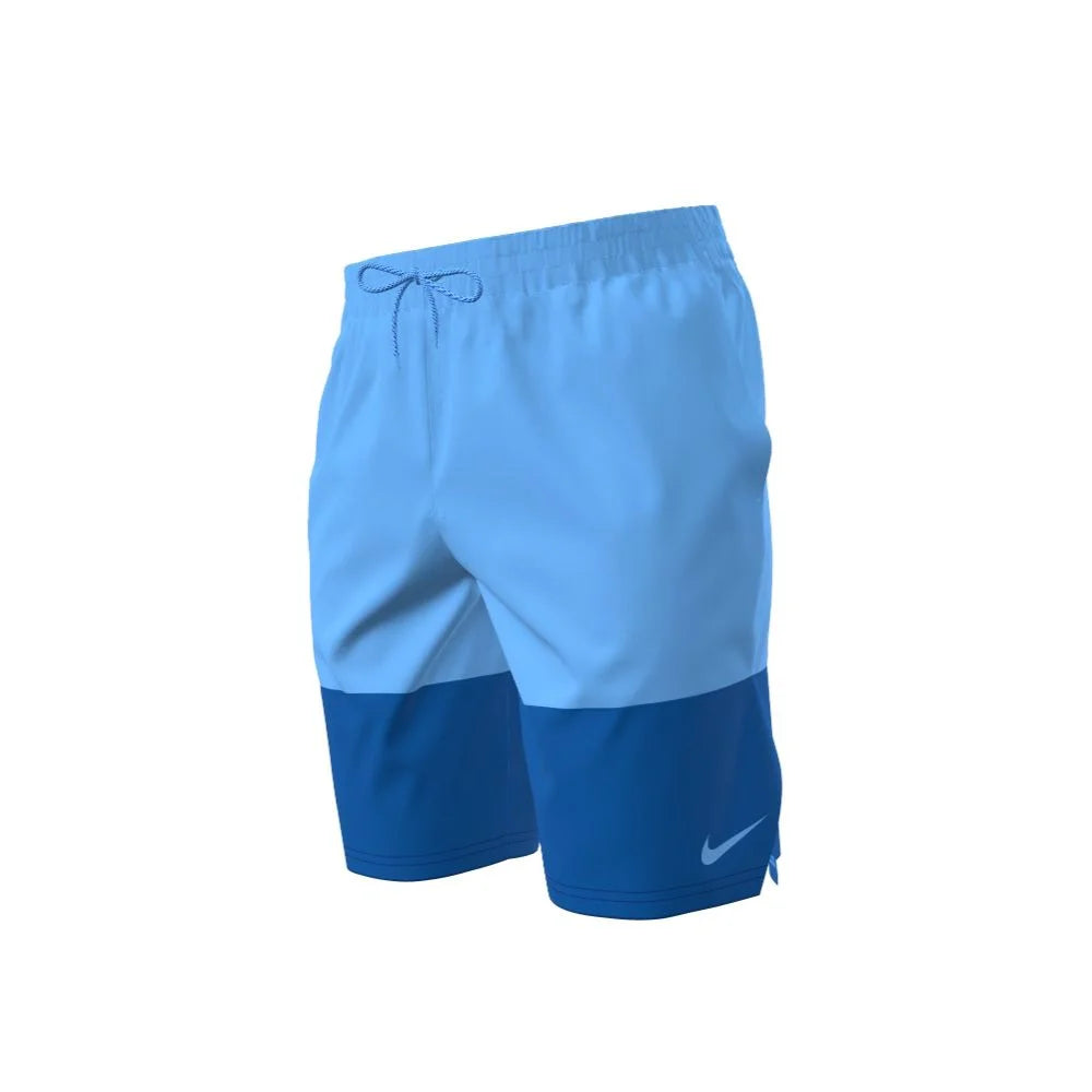 Nike Swim Men's 9 Brief-lined Volley Short blue color