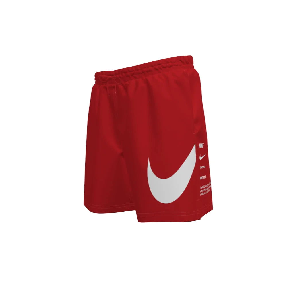 Nike Swim Men's Breaker 7 Fully Lined Volley Short red color