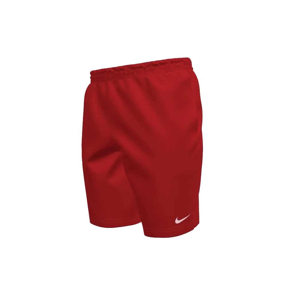 Nike Swim Men's Breaker Essential  9 Brief-lined Volley Short Red color