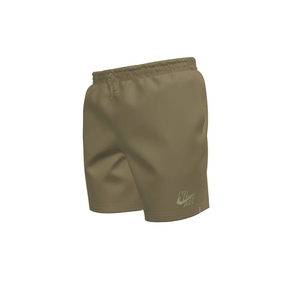 Nike Swim Men's Essential Logo Lap 7 Volley Short brown.