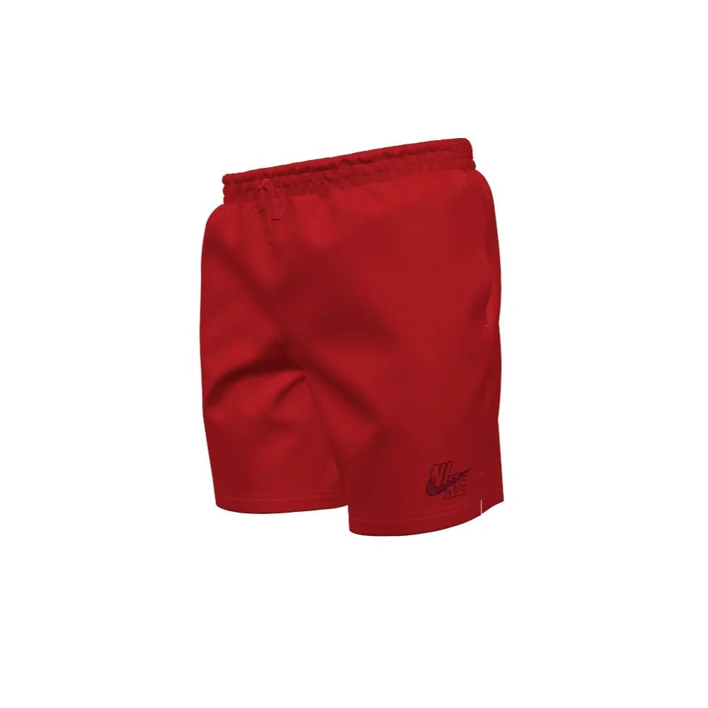 Nike Swim Men's Essential Logo Lap 7 Volley Short red