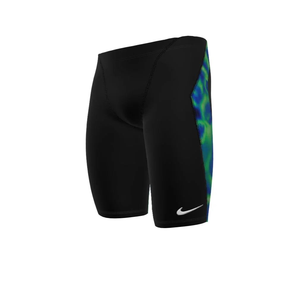 Nike Swim Men's HydraStrong Digi Haze Jammer Blue color