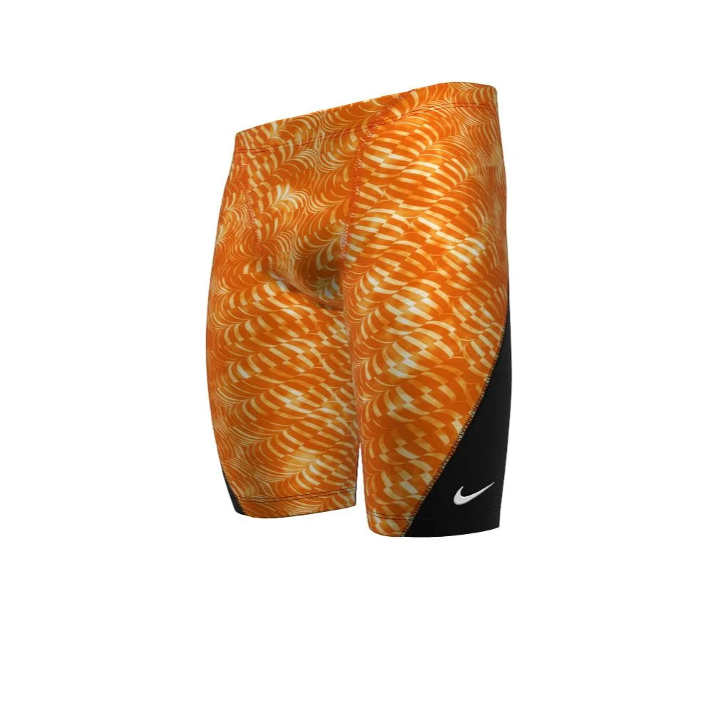 Nike Swim Men's HydraStrong Pool Lanes Jammer Orange