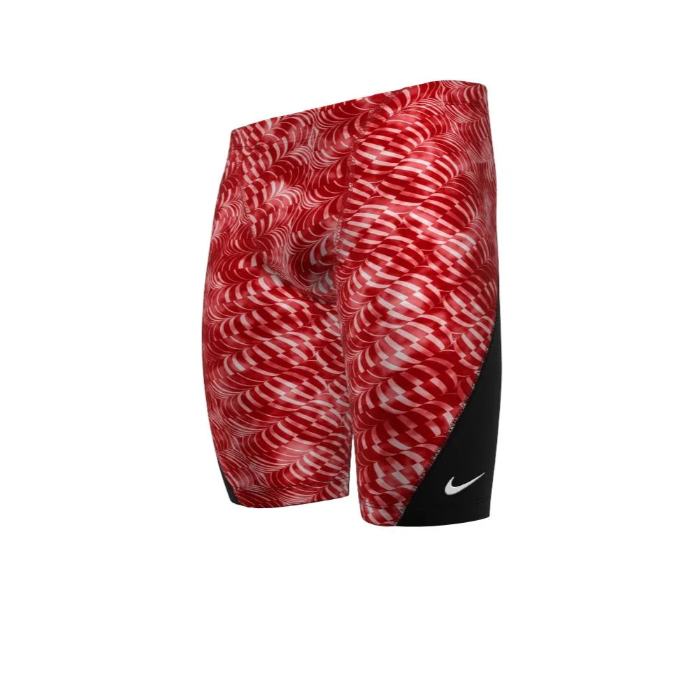Nike Swim Men's HydraStrong Pool Lanes Jammer Red