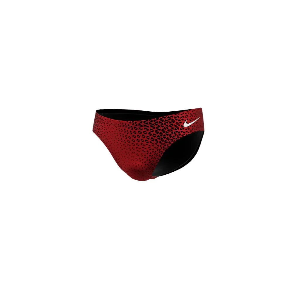 Nike Swim Men's Hydrastrong Delta Brief Red