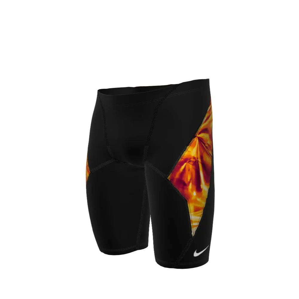 Nike Swim Men's Hydrastrong Solar Rise Jammer orange color
