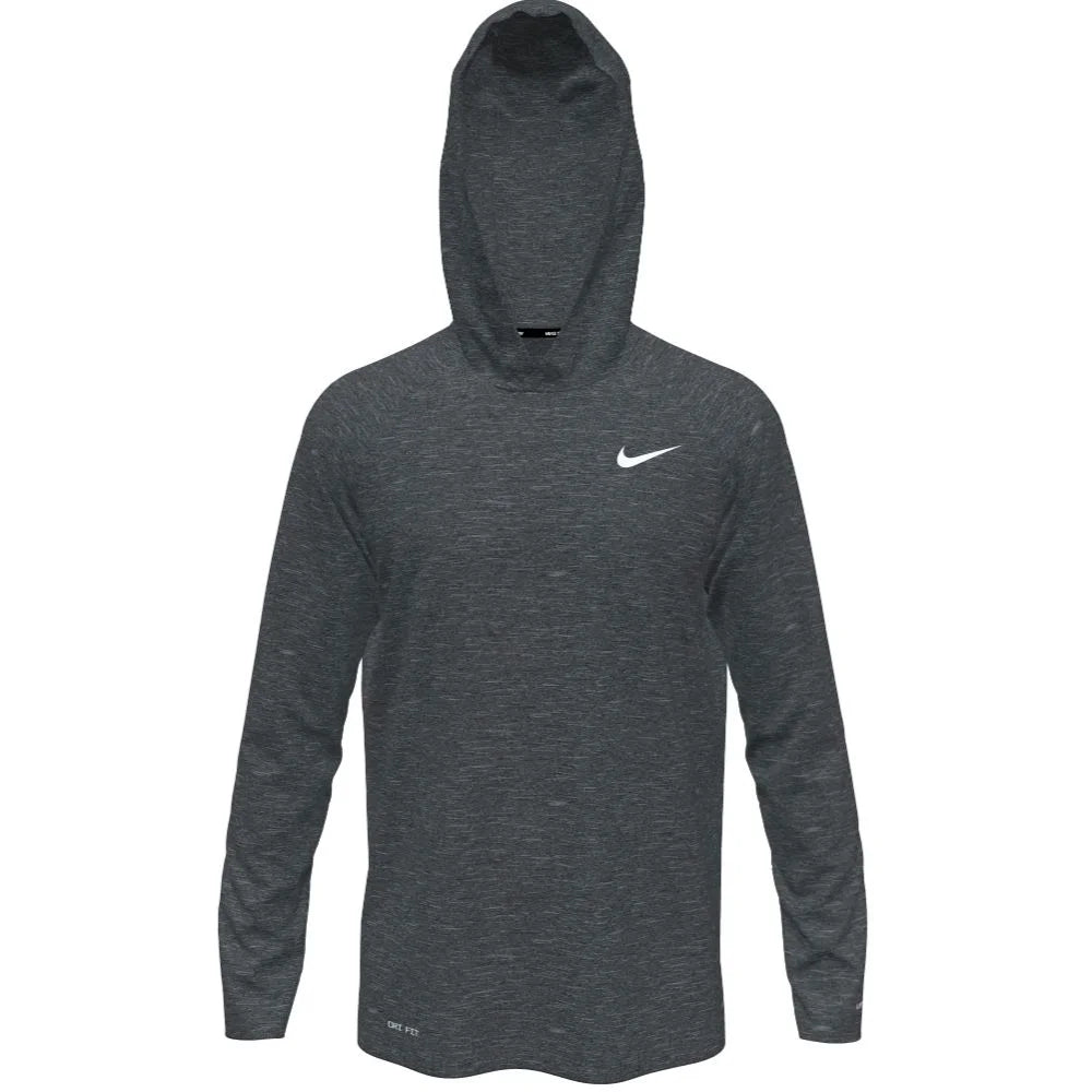 Nike Swim Men's Hydroguard Essential Dri-FIT UV Long Sleeve Hooded Top black