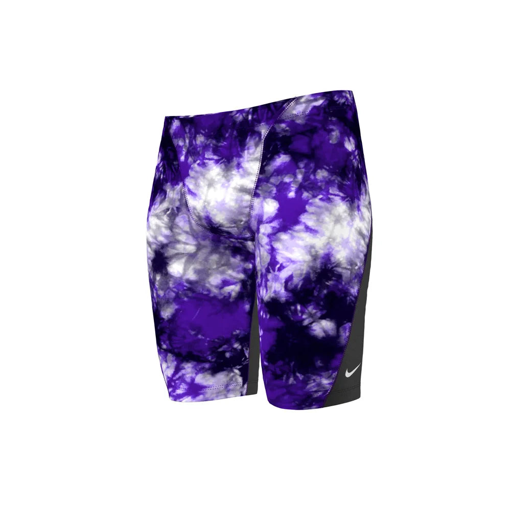 Nike Swim Men's Tie Dye Jammer purple color