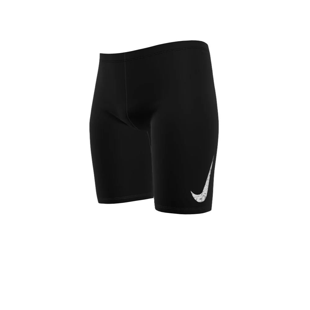 Nike Swim Men's Tossed Swoosh Global Jammer Black