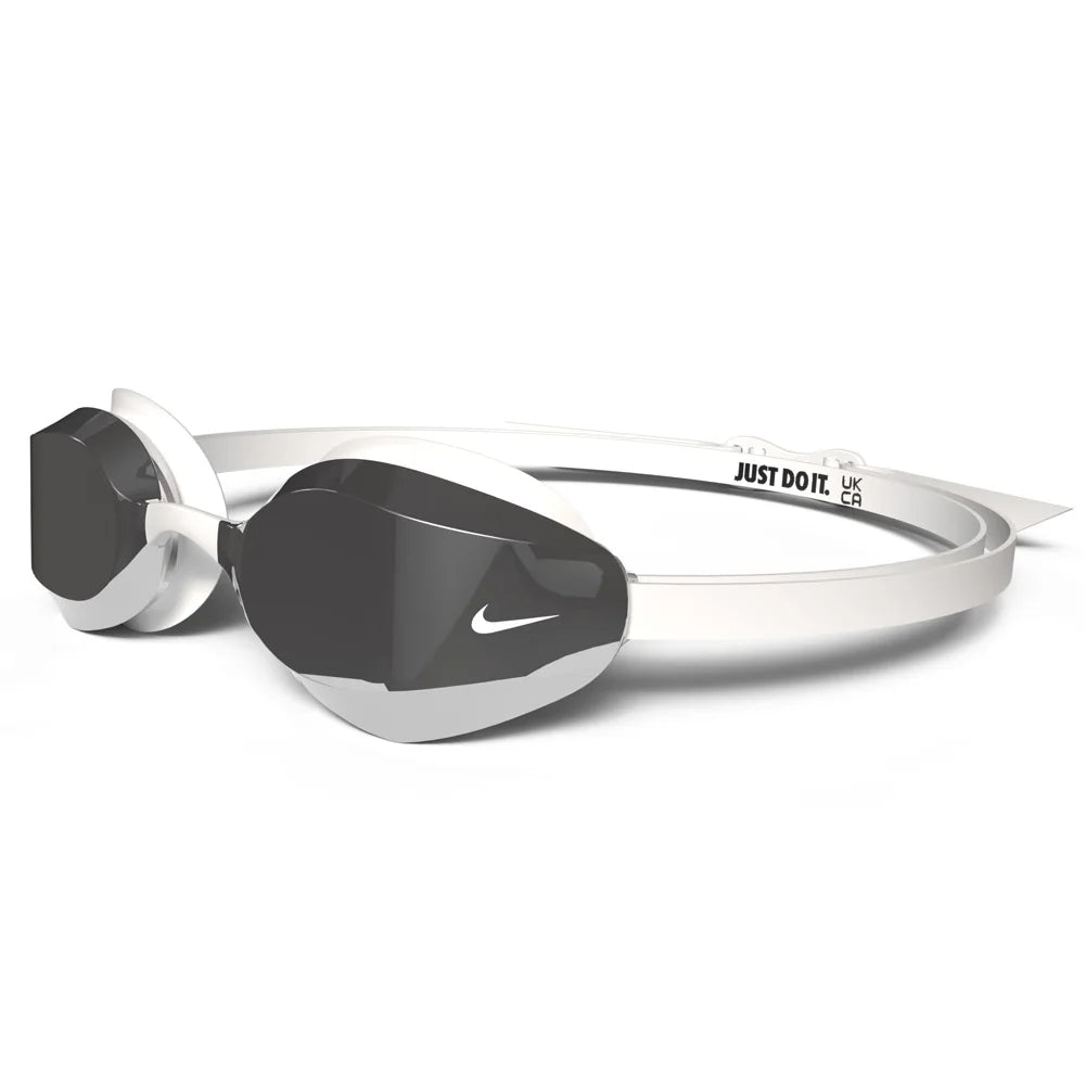 Nike Swim Vapor Mirrored Goggles White Color.