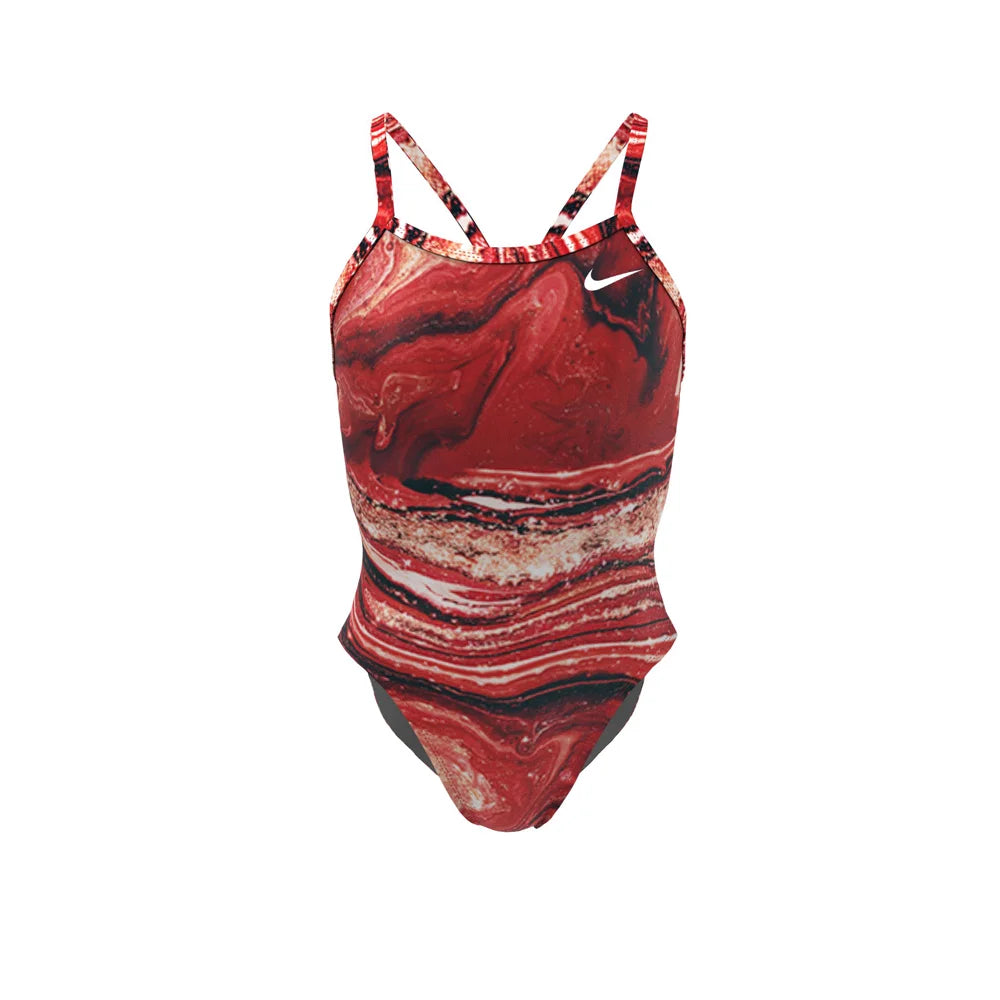 Nike Swim Women Hydrastrong Crystal Wave Racerback One Piece