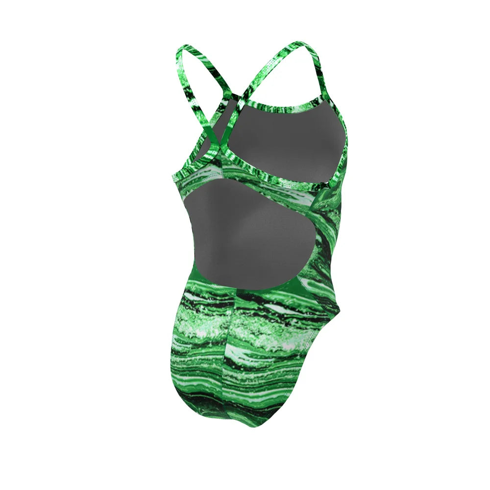 Nike Swim Women Hydrastrong Crystal Wave Racerback One Piece