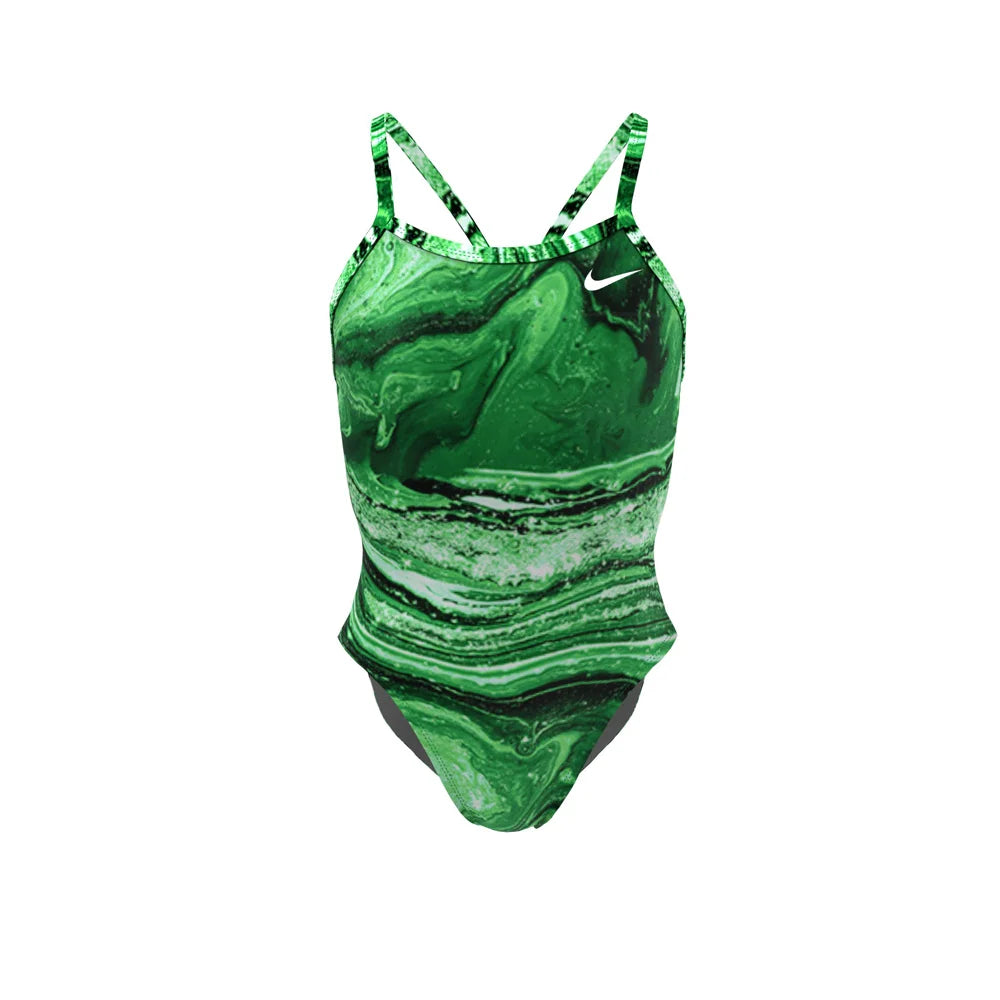 Nike Swim Women Hydrastrong Crystal Wave Racerback One Piece