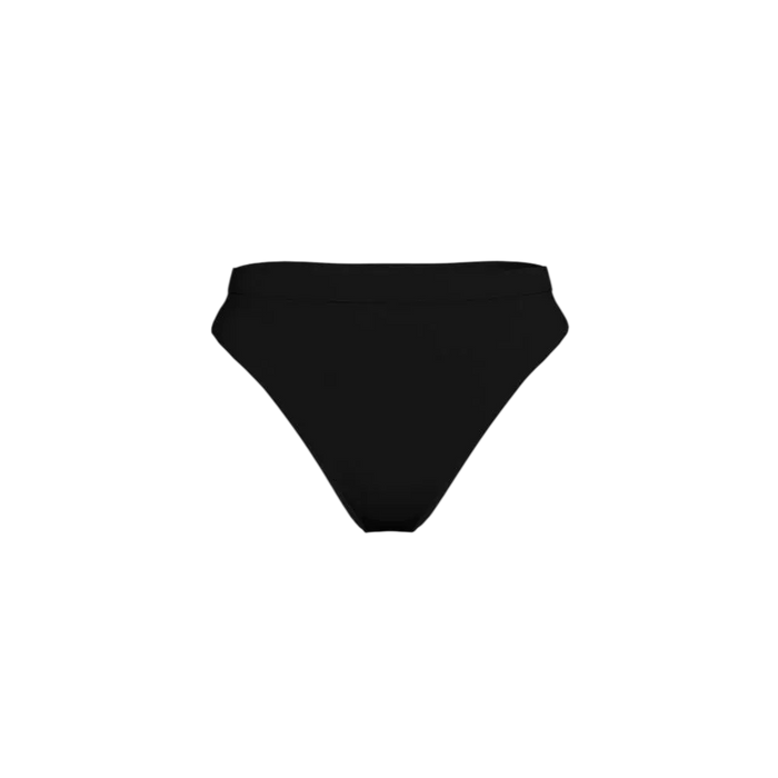 Nike Swim Women's Elevated Essential High Waist Bikini Bottom Black Color