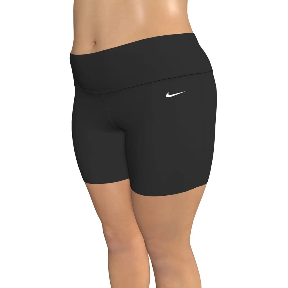Nike Swim Women's Essential 6 Kick Short black color