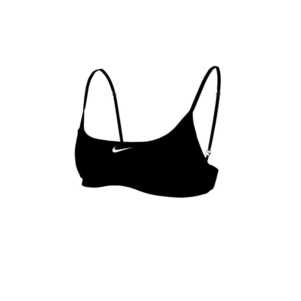 Nike Swim Women's Essential Bralette Bikini Top Black Color