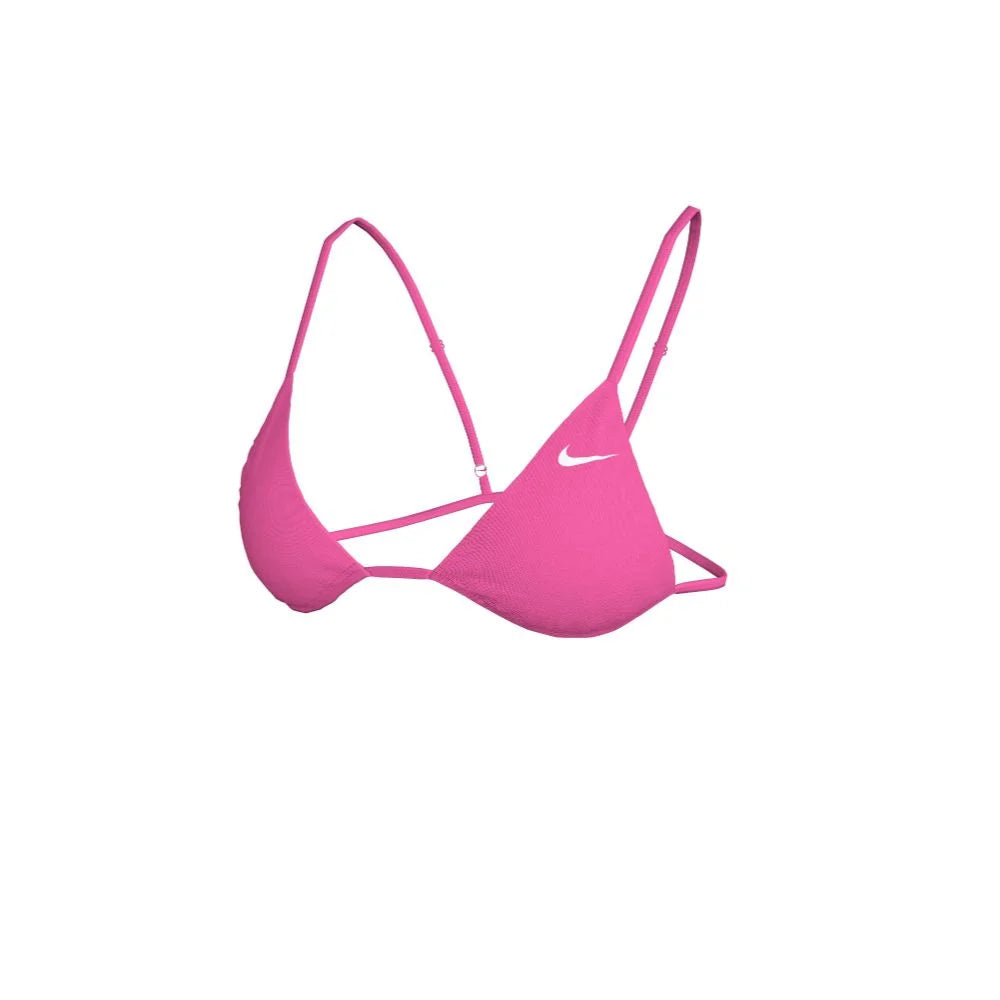 Nike Swim Women's Essential Triangle Bikini Top Pink