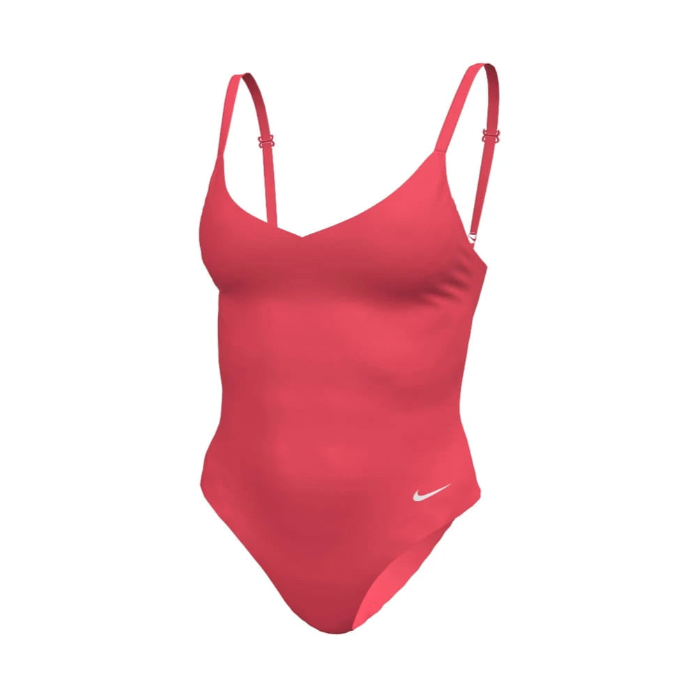 Nike Swim Women's  Essential V-Neck One Piece.