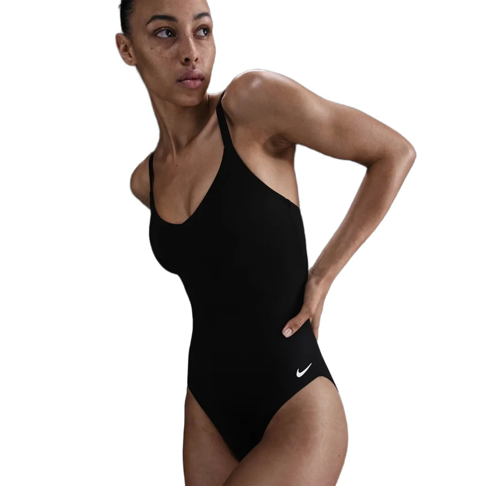 Nike Swim Women's  Essential V-Neck One Piece