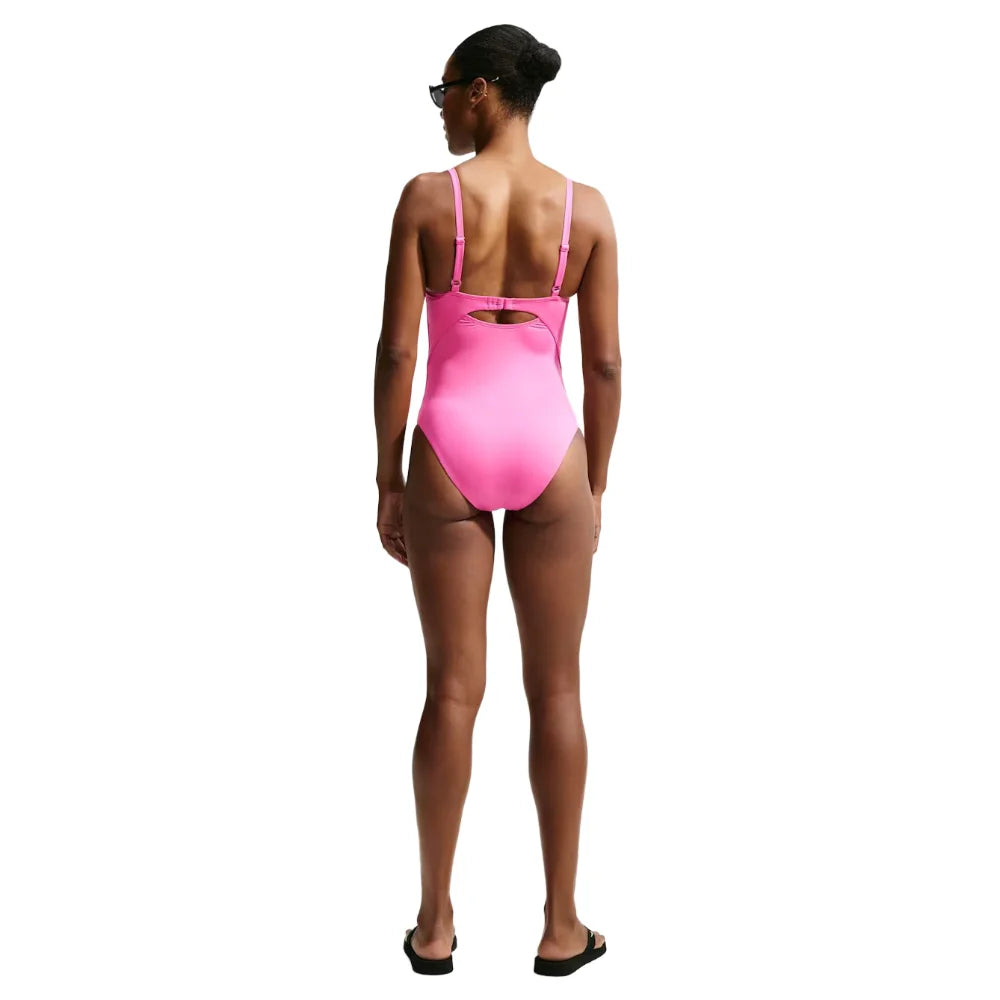Nike Swim Women's  Essential V-Neck One Piece