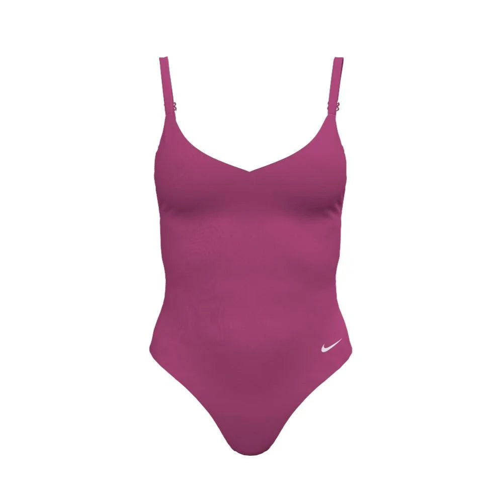 Nike Swim Women's  Essential V-Neck One Piece