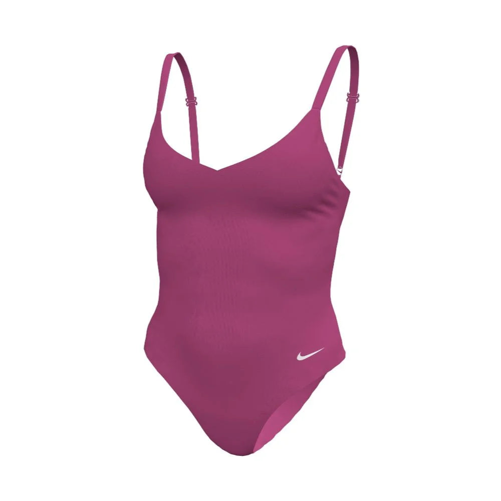 Nike Swim Women's  Essential V-Neck One Piece