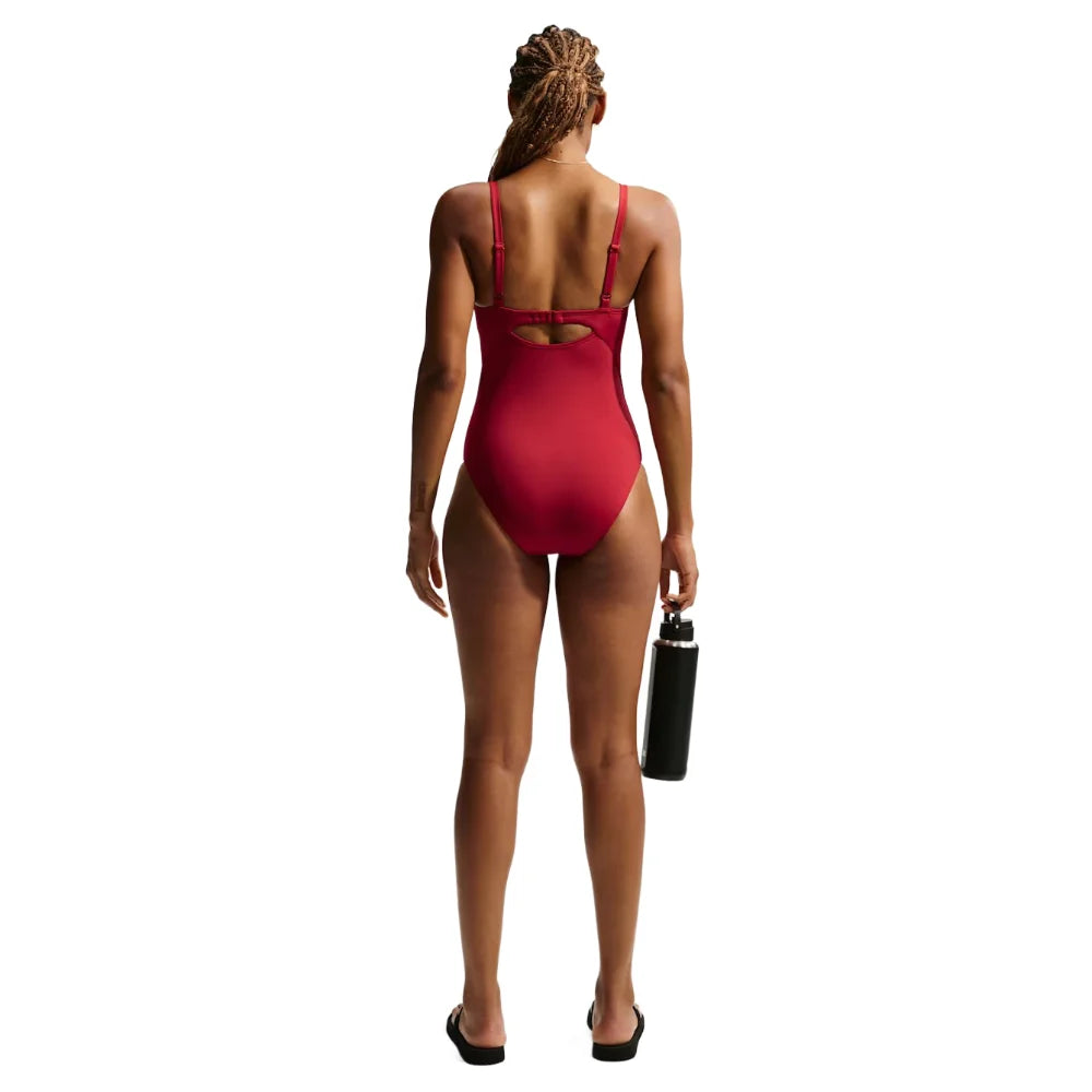 Nike Swim Women's  Essential V-Neck One Piece