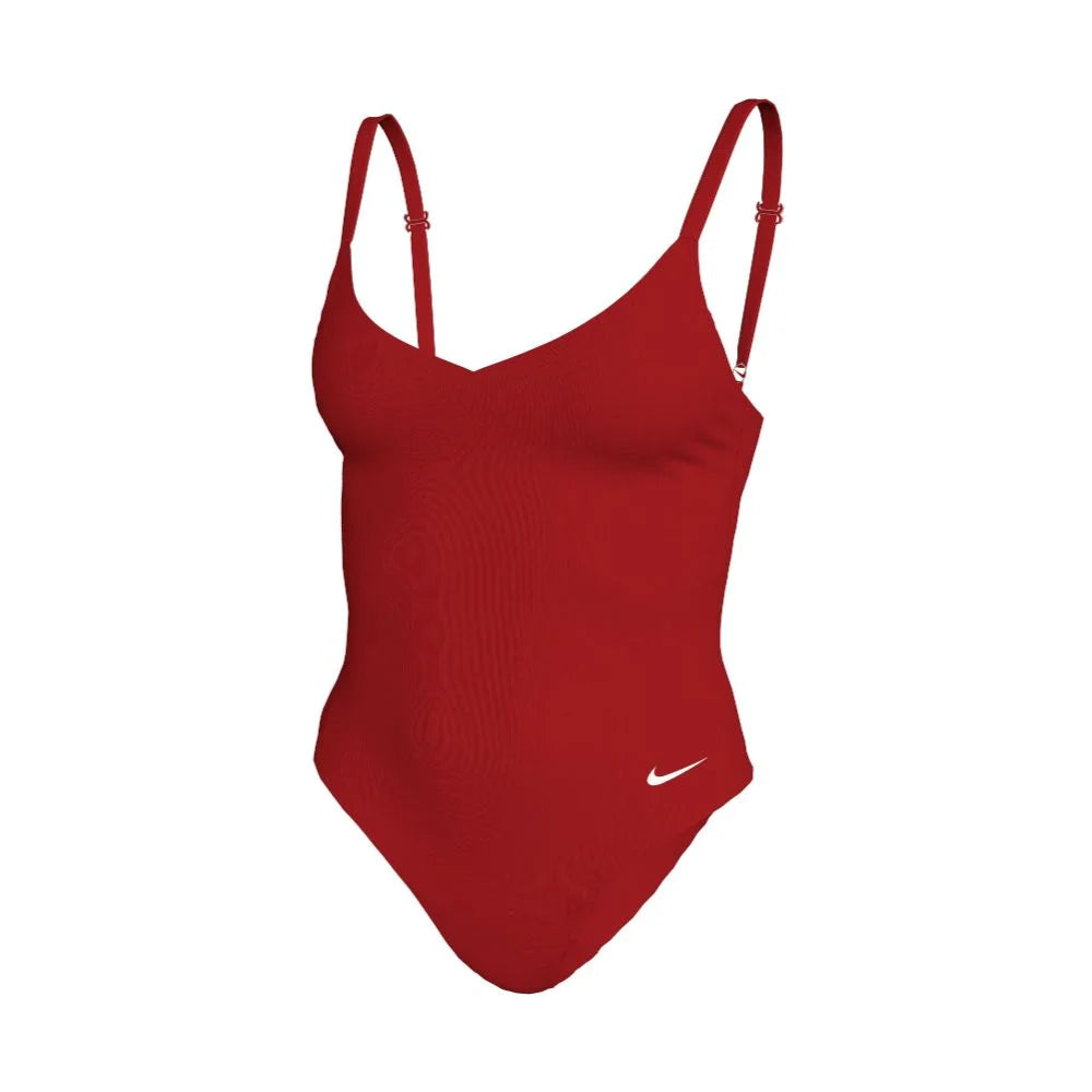 Nike Swim Women's  Essential V-Neck One Piece