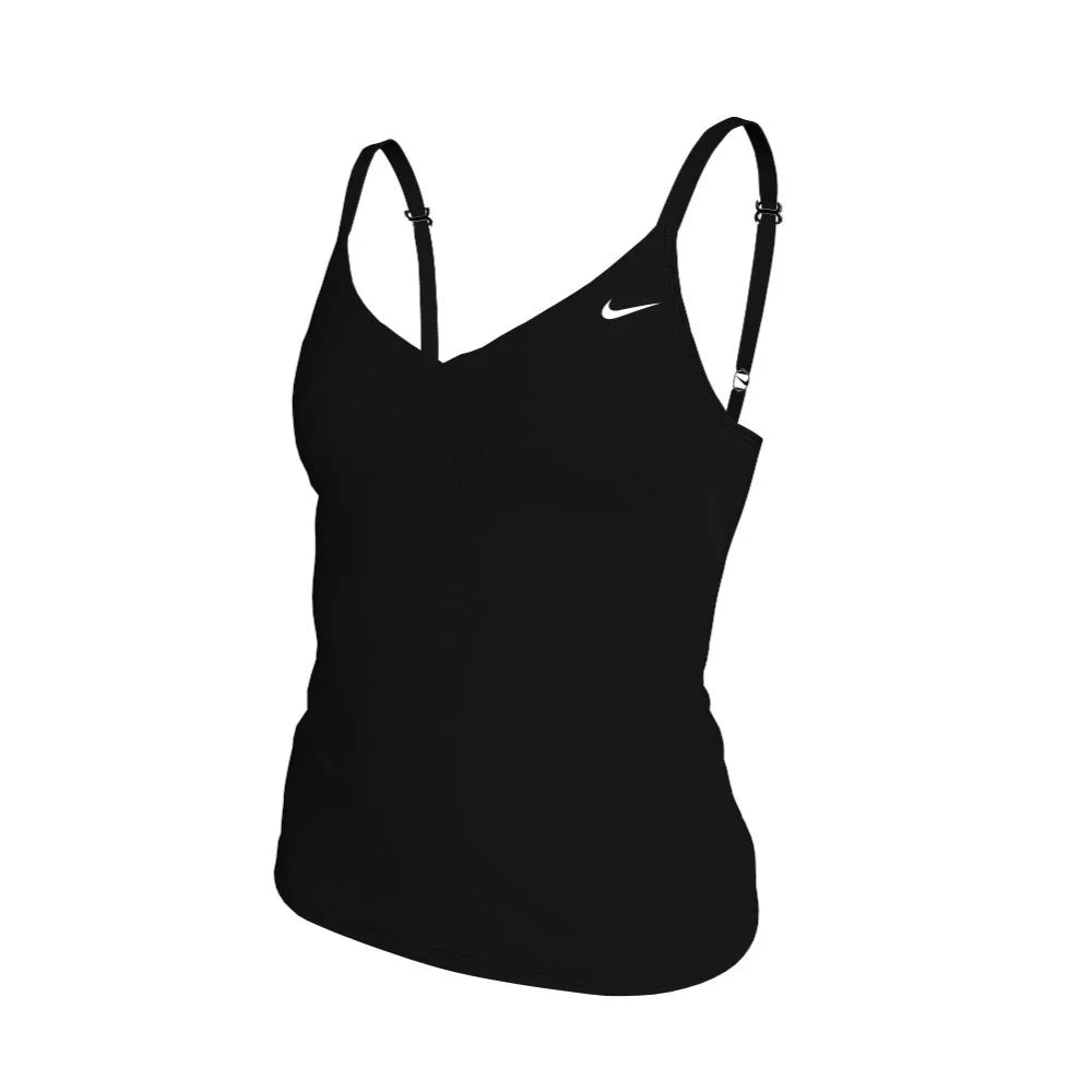 Nike Swim Women's Essential V-Neck Tankini Black color