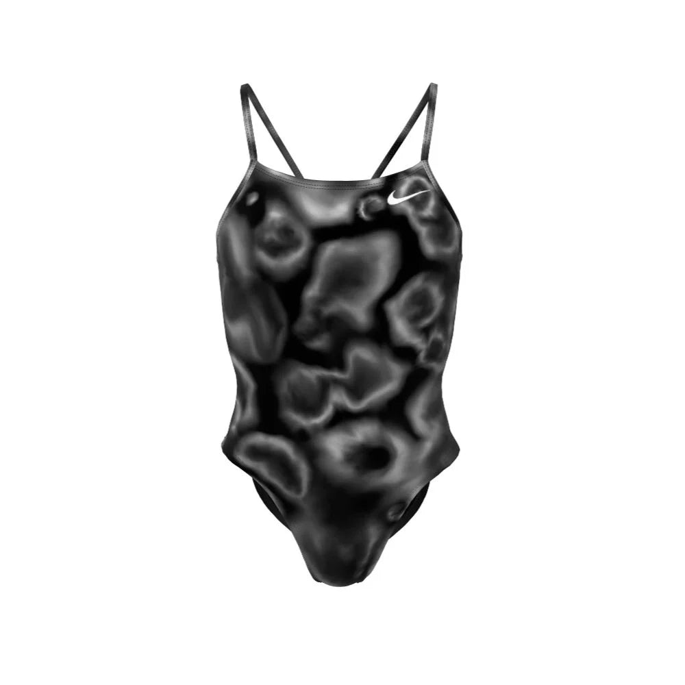 Nike Swim Women's HydraStrong Digi Haze Cutout One Piece