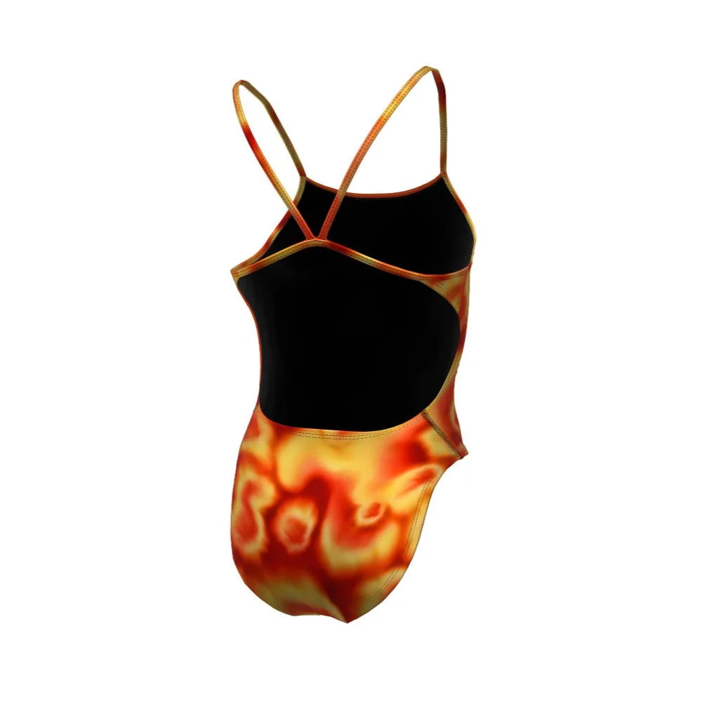 Nike Swim Women's HydraStrong Digi Haze Cutout One Piece
