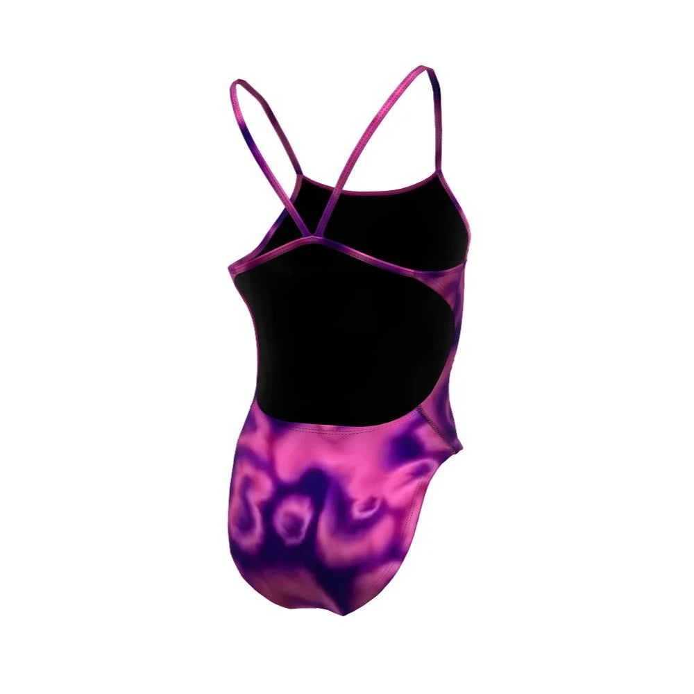 Nike Swim Women's HydraStrong Digi Haze Cutout One Piece