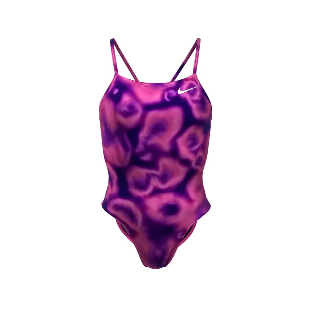 Nike Swim Women's HydraStrong Digi Haze Cutout One Piece