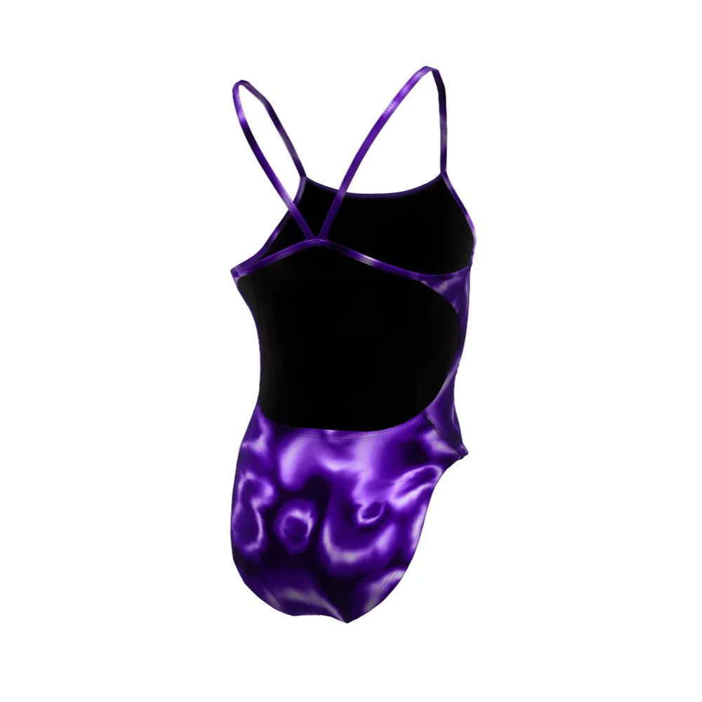 Nike Swim Women's HydraStrong Digi Haze Cutout One Piece