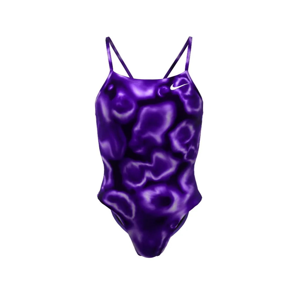 Nike Swim Women's HydraStrong Digi Haze Cutout One Piece